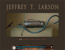 Tablet Screenshot of jeffreytlarson.com